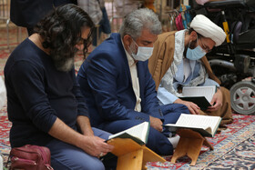 جزء خوانی قرآن کریم - حرم مطهر شاهچراغ (ع) 9