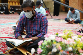 جزء خوانی قرآن کریم - حرم مطهر شاهچراغ (ع) 15