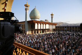 پخش زنده نماز عیدفطر از حرم سوم