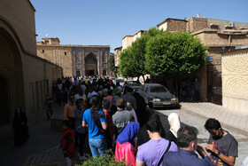 بازدید گردشگران از اماکن تاریخی فرهنگی شیراز در اردیبهشت ۱۴۰۱ - مسجد نصیر الملک