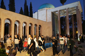 بازدید گردشگران از اماکن تاریخی فرهنگی شیراز در اردیبهشت ۱۴۰۱ - آرامگاه سعدی