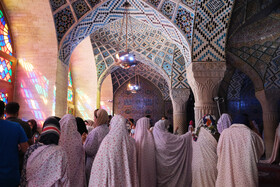 بازدید گردشگران از اماکن تاریخی فرهنگی شیراز در اردیبهشت ۱۴۰۱ - مسجد نصیر الملک