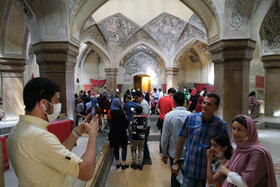 بازدید گردشگران از اماکن تاریخی فرهنگی شیراز در اردیبهشت ۱۴۰۱ - حمام وکیل