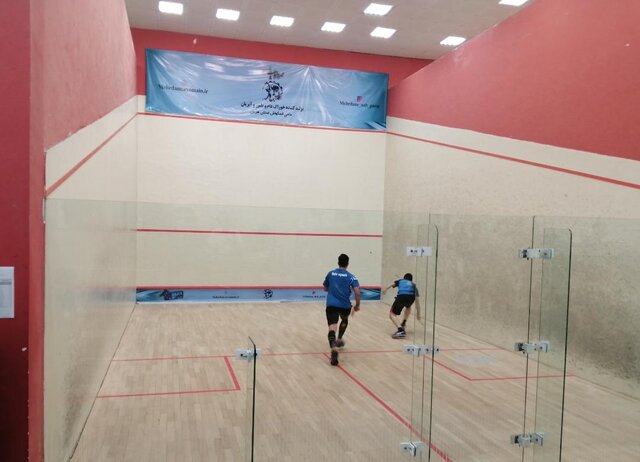 برگزاری دومین روز لیگ اسکواش کشور در شیراز