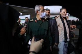 استقبال از سردار شهید عبدالله اسکندری - فرودگاه بین‌المللی شهید دستغیب شیراز 