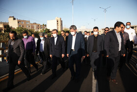 افتتاح تقاطع چند سطحی مدافعان سلامت شیراز