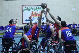 فینال بسکتبال با ویلچر جانبازان - قهرمانی استان فارس