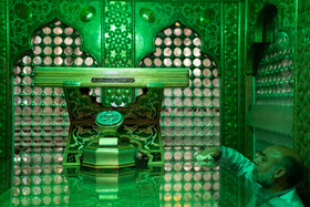 گلاب شویی حرم مطهر شاهچراغ (ع)