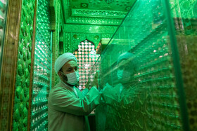 گلاب شویی حرم مطهر شاهچراغ (ع)