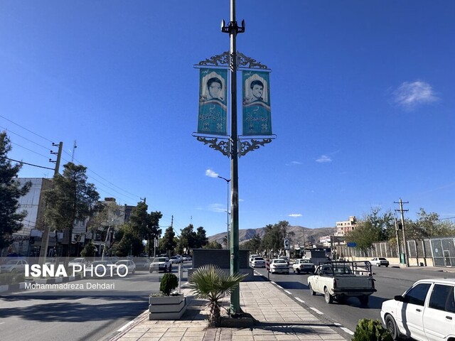 خیابان‌های اصلی شیراز بدون تصاویر متبرک شهدا!