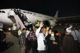 نخستین گروه پروازی حجاج بیت الله الحرام - شیراز