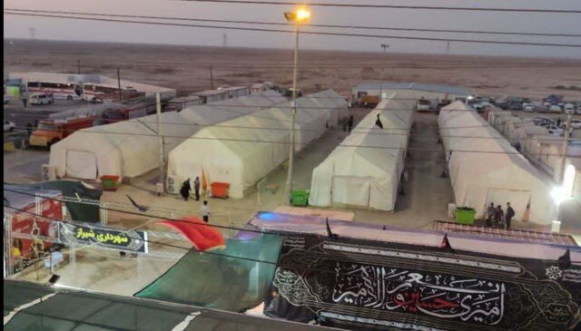 عکس آرشیوی است اعزام تیمهای خدماتی، امدادی و آتشنشانی شهرداری شیراز به مرز شلمچه برای اربعین