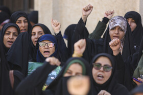 تجمع بانوان حوزوی شیراز در محکومیت جنایات رژیم صهیونیستی