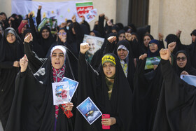 تجمع بانوان حوزوی شیراز در محکومیت جنایات رژیم صهیونیستی
