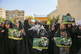 تجمع بانوان حوزوی شیراز در محکومیت جنایات رژیم صهیونیستی