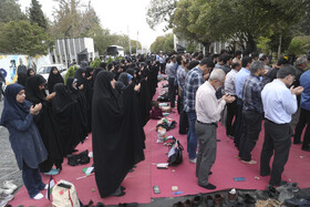 تجمع دانشگاهیان دانشگاه شیراز در محکومیت حمله به بیمارستان المعمدانی غزه