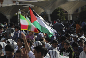 اجتماع ۱۲هزارنفری دانش آموزان در حرم مطهر شاهچراغ (ع)