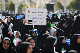 اجتماع ۱۲هزارنفری دانش آموزان در حرم مطهر شاهچراغ (ع)