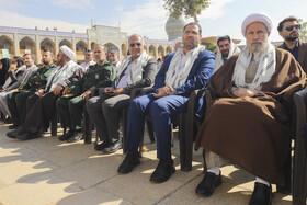 اجتماع ۱۲هزارنفری دانش آموزان در حرم مطهر شاهچراغ (ع)