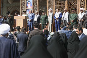 اجتماع ۱۲هزارنفری دانش آموزان در حرم مطهر شاهچراغ (ع)