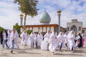 جشن تکلیف دختران در حرم شاهچراغ (ع)