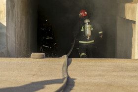 مانور آمادگی و مراسم پاسداشت آتشنشان داوطلب شیراز