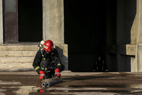 مانور آمادگی و مراسم پاسداشت آتشنشان داوطلب شیراز