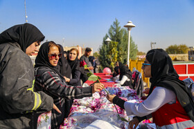 مانور آمادگی و مراسم پاسداشت آتشنشان داوطلب شیراز
