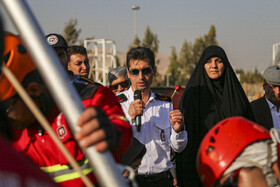 مانور آمادگی و مراسم پاسداشت آتشنشان داوطلب شیراز