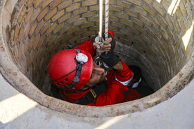 مانور آمادگی و مراسم پاسداشت آتشنشان داوطلب شیراز
