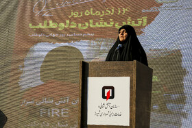 مانور آمادگی و مراسم پاسداشت آتشنشان داوطلب شیراز