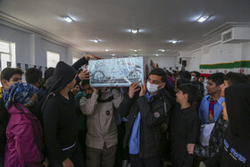 میزبانی دانش آموزان شیرازی از شهدای گمنام