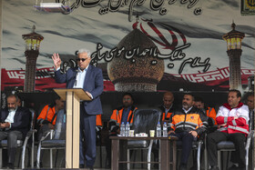 سخرانی معاون استاندار فارس در رزمایش طرح انتظامی ترافیکی زمستانه پلیس