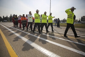 رزمایش طرح انتظامی ترافیکی زمستانه پلیس