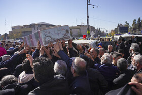 تشییع و تدفین شهدای گمنام در شیراز