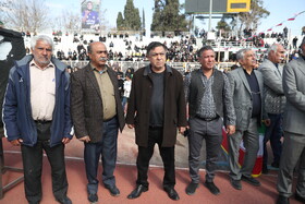 تشییع و وداع با پیکر ملیکا محمدی - ورزشگاه حافظیه