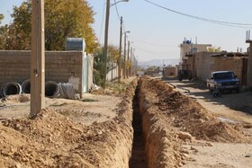 شروع احداث شبکه توزیع آب در یک روستای احیا شده در مهران