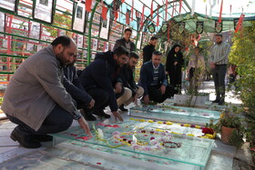 تجدید میثاق جهادگران شیراز با شهدا