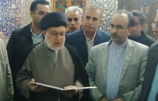 سند بقعه حضرت علیبن حمزه (ع) شیراز رونمایی شد