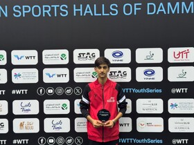 کسب نخستین مدال بین‌المللی پینگ پنگ لارستان