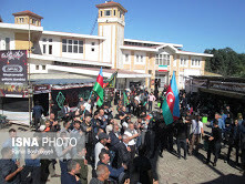برپایی موکب استقبال از زائران خارجی اربعین در پایانه مرزی آستارا