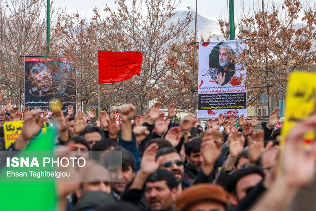 راهپیمایی مردم گیلان در حمایت از صلابت و اقتدار نظام برگزار شد