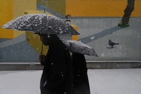 کاهش ۱۵ درجه ای دمای هوای گیلان/ احتمال بارش مخلوط برف و باران