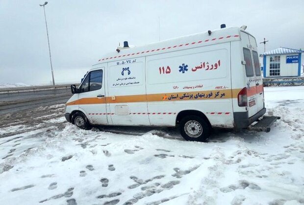 امدادرسانی به ۱۴۵ مصدوم حوادث برف گیلان

