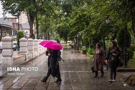 بارش برف و باران در گیلان/ افزایش دما از سه شنبه