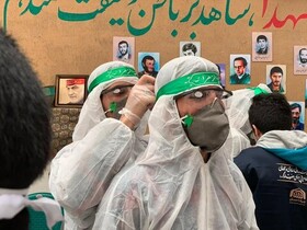 اقدام خودجوش خادمین الشهدا گیلانی در راستای مقابله با کرونا

