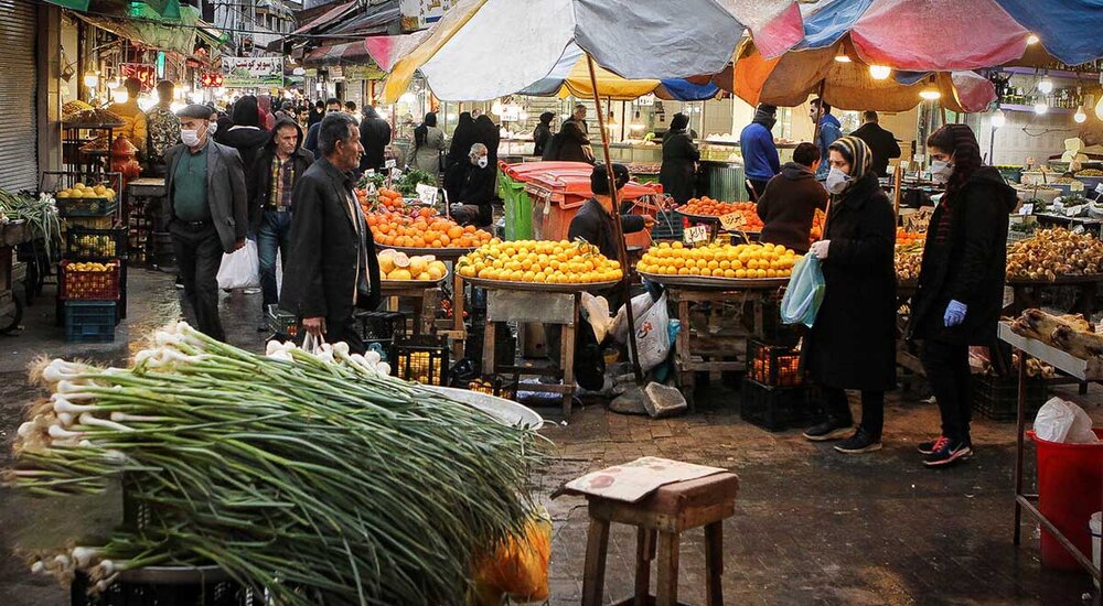 ماسك،كرونا،گيلان،بازار،اصناف،شكريه