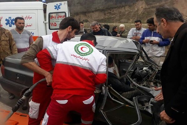 ۶۲ درصد حوادث امدادی گیلان جاده ای است