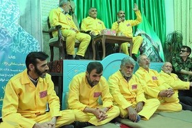حضور نمادین آزادگان در سطح بیمارستان های کرونایی گیلان