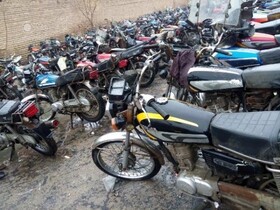 موتورسیکلت‌های توقیفی در پارکینگ‌های گیلان ترخیص می‌شوند